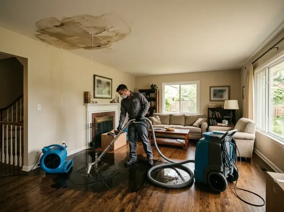 attic-pipe-burst-ceiling-drip-008 — frequently asked questions, Water Damage Restoration & Carpet Care in Three Rivers, MI